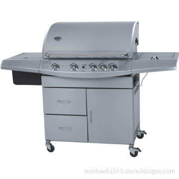Luxury Stainless Steel Gas BBQ Grill with Infrared Burner (WSH-AG02)